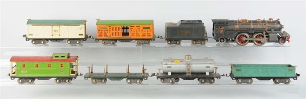 LOT OF ASSORTED TRAIN ITEMS.                      