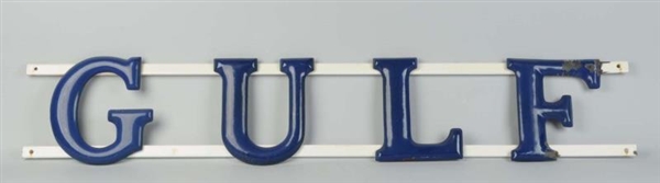 GULF PORCELAIN LETTERS.                           