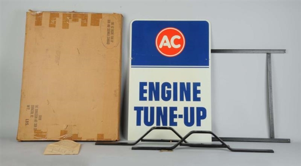 AC ENGINE TUNE-UP CURB SIGN.                      