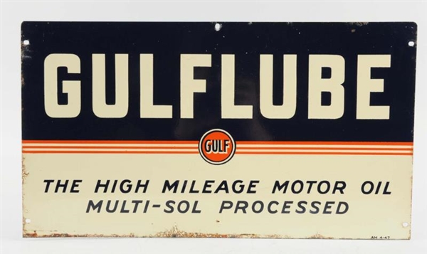 GULFLUBE WITH LOGO SIGN.                          