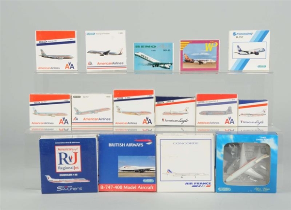 LOT OF 15: MISCELLANEOUS DIECAST AIRPLANE MODELS. 