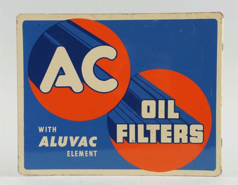 AC OIL FILTERS WITH ALUVAC ELEMENT SIGN.          
