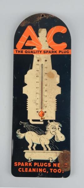 AC SPARK PLUG THERMOMETER WITH SPARKY.            