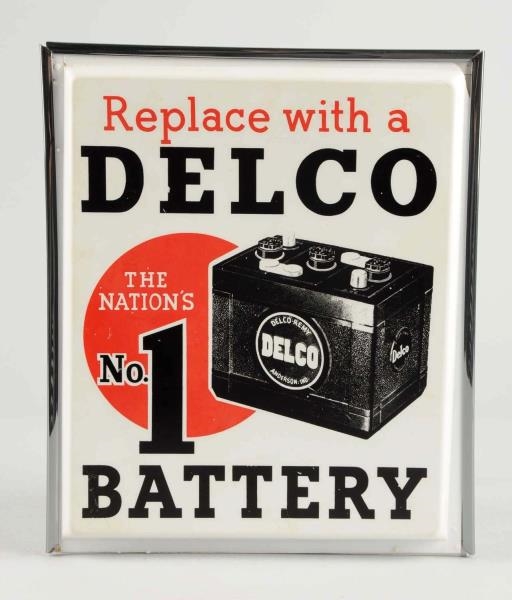 REPLACE WITH DELCO LIGHTED DISPLAY.               