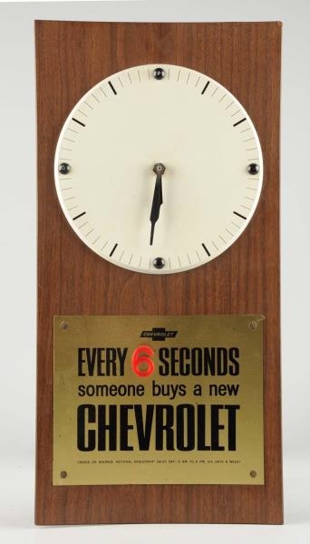 EVERY 6 SECONDS SOMEBODY BUYS A NEW CHEVROLET.    
