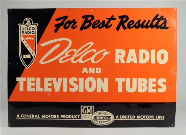 DELCO RADIO AND TELEVISION TUBES.                 