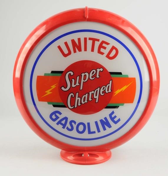 UNITED SUPER CHARED GASOLINE.                     