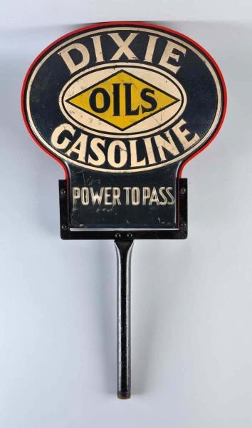 DIXIE GASOLINE OILS POWER TO PASS.                