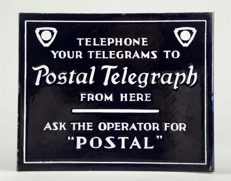 POSTAL TELEGRAPH FROM HERE.                       