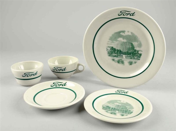 LOT OF 5: PIECES OF FORD CHINA.                   