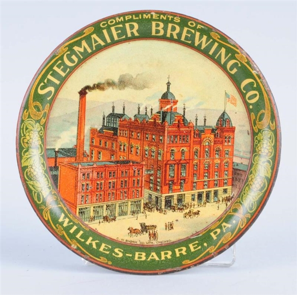 STEGMAIER BREWING CO. TIP TRAY.                   