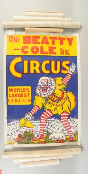 LOT OF CIRCUS POSTERS.                            