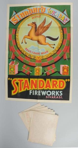 LOT OF 8: FIREWORK POSTERS.                       