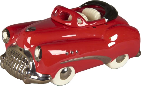 RED BUICK CONVERTIBLE COOKIE JAR                  