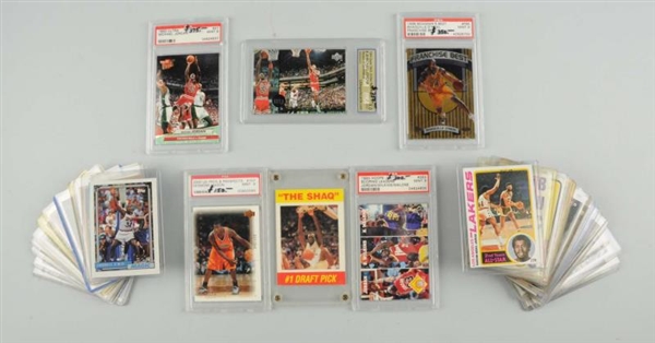 LOT OF 36: 1970S-PRESENT BASKETBALL CARDS.       