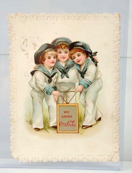EARLY & RARE 1893 COCA-COLA TRADE CARD.           