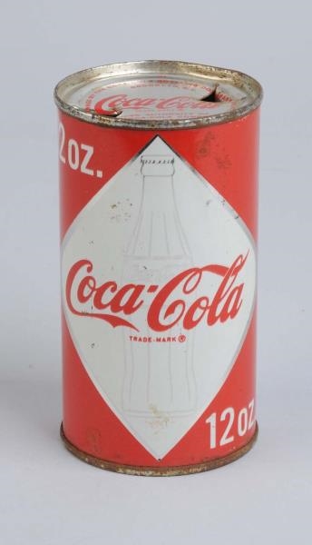 1950S COCA-COLA TIN SODA CAN.                    