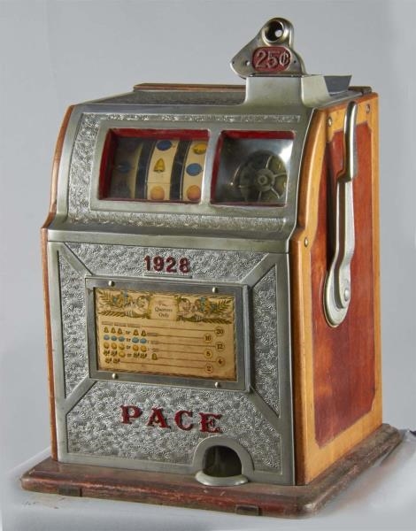 25 ¢ PACE OPERATORS BELL 1928 SLOT MACHINE        