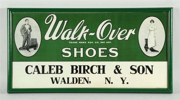 1910-1920 WALK-OVER SHOES TIN SIGN.               