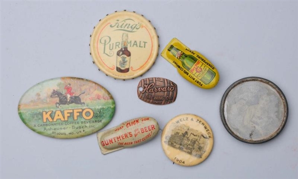 LOT OF ASSORTED BEER ADVERTISING SMALLS.          