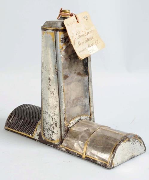 1880 FOOT STOVE PATENT MODEL.                     