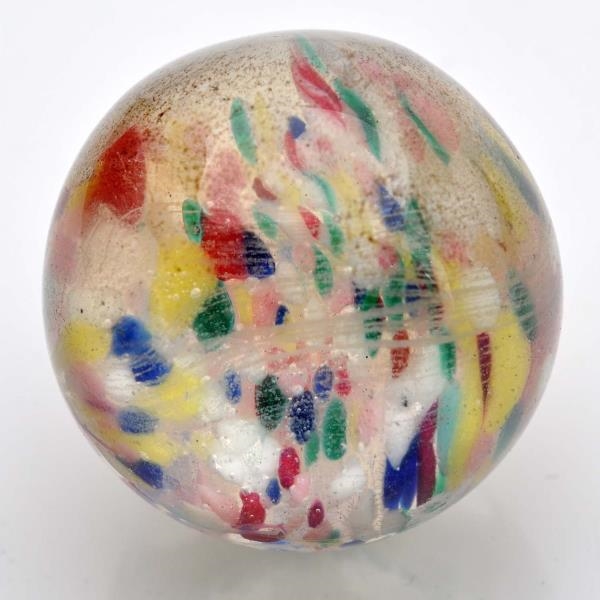 LARGE PAPERWEIGHT CLOUD MARBLE.                   