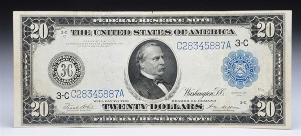$20 1914 FEDERAL RESERVE NOTE.                    