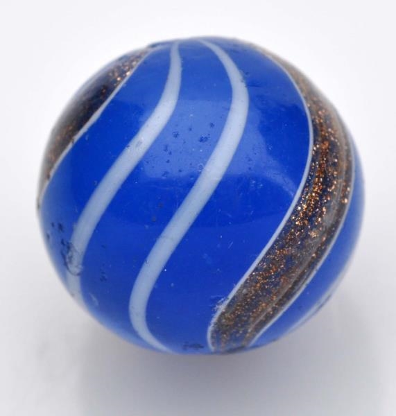 BLUE BANDED LUTZ MARBLE.                          