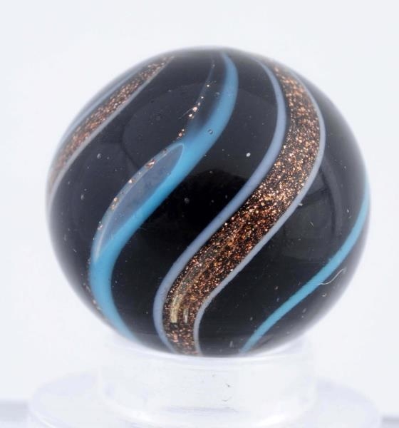 RARE THREE BANDED LUTZ MARBLE.                    