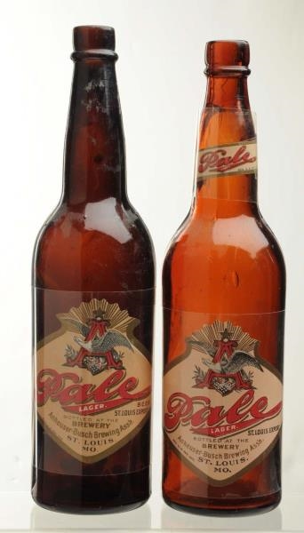 LOT OF 2: ANHEUSER-BUSCH PRE-PROHIBITION BOTTLES. 