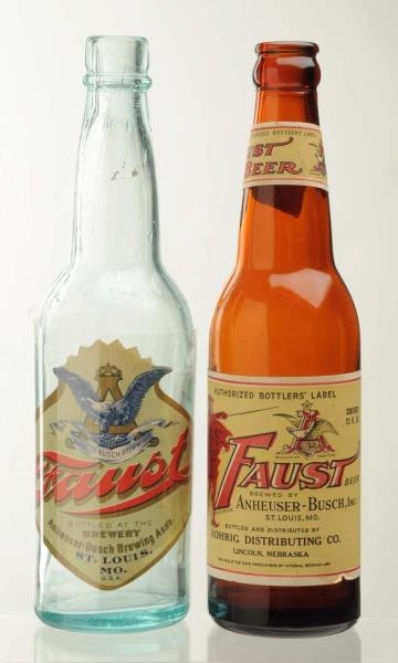 LOT OF 2:PRE-PROHIBITION FAUST BEER BOTTLES.      
