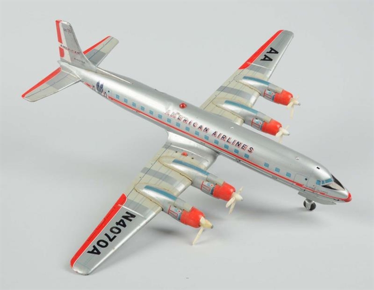 JAPANESE TIN LITHO AMERICAN AIRLINES AIRPLANE.    