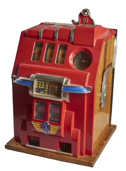 ***10¢ PACE DELUXE CHERRY BELL SLOT MACHINE       