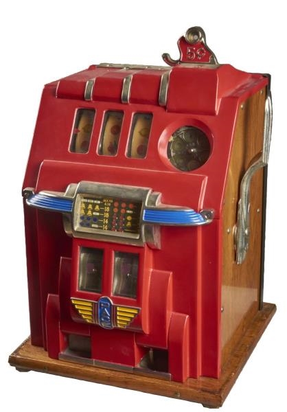 ***5¢ PACE DELUXE CHERRY BELL SLOT MACHINE        