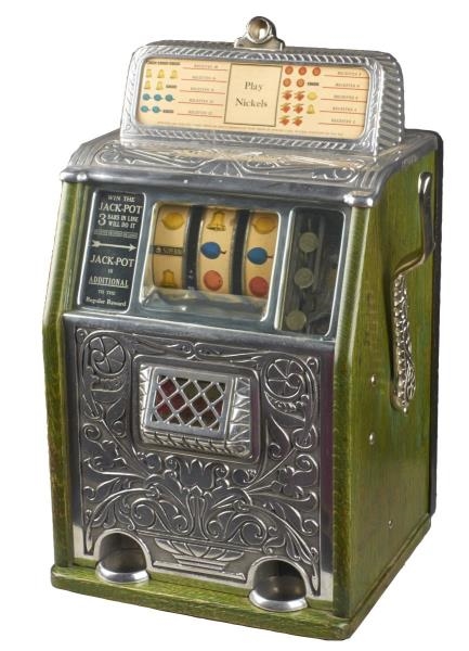 ***5¢ CAILLE SUPERIOR JACKPOT BELL SLOT MACHINE   