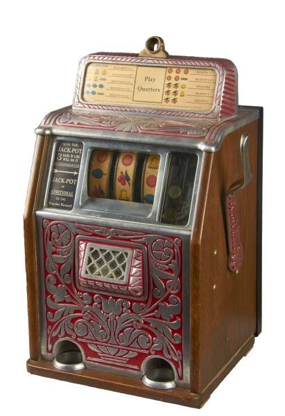 ***25¢ CAILLE SUPERIOR JACKPOT BELL SLOT MACHINE  