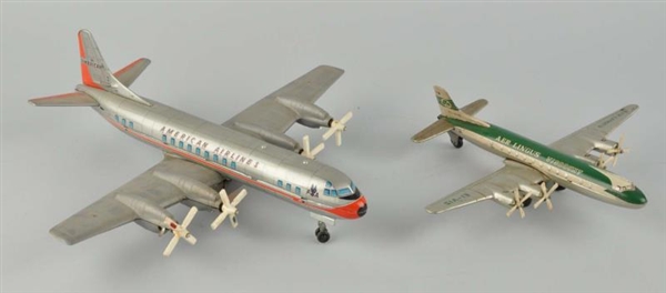 LOT OF 2: TIN LITHO JAPANESE AIRPLANES.           