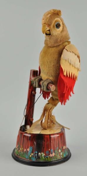 JAPANESE MARX BATTERY - OPERATED TALKING PARROT.  