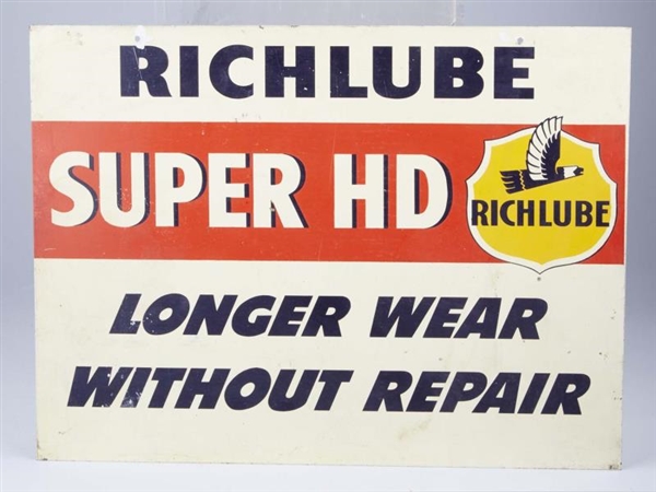 RICHLUBE SUPER HD TIN SIGN                        