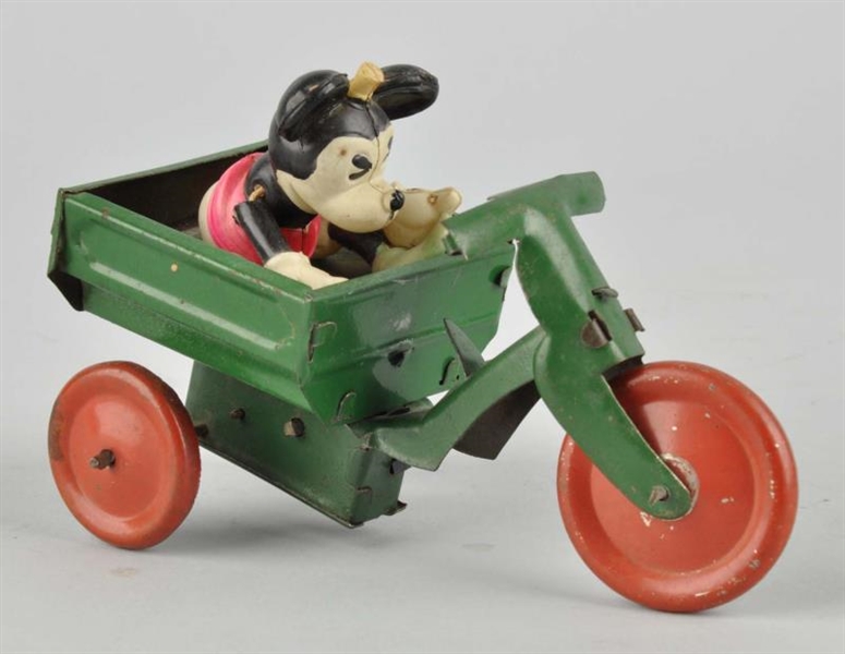 JAPANESE MICKEY MOUSE TIN TRICYCLE TOY.           