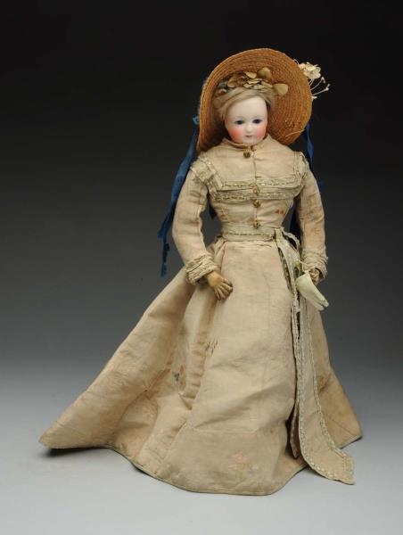 REMARKABLE FRENCH CHINA POUPÉE DOLL.              