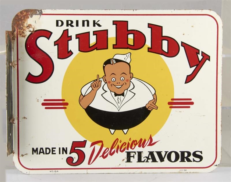 DRINK STUBBY DOUBLE-SIDED FLANGE SIGN             