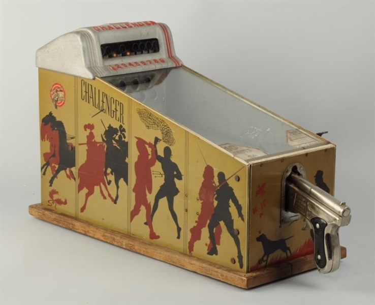 EARLY CHALLENGER SHOOTING ARCADE GAME.            