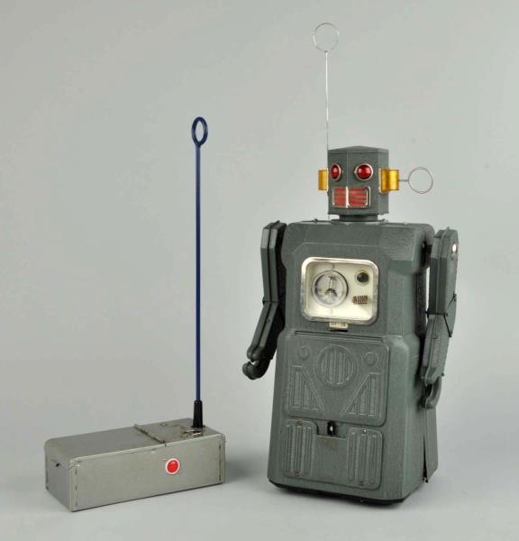 JAPANESE BATTERY OPERATED RADIOCON GANG OF 5 ROBOT