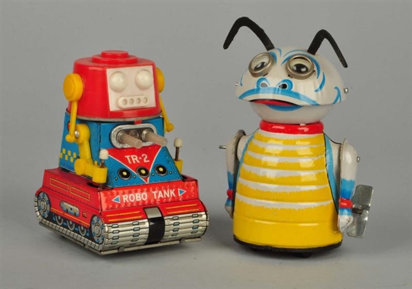 LOT OF  2: JAPANESE SPACE TIN ROBOTS.             