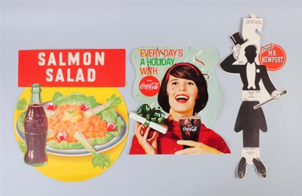 LOT OF 3: 1940S-60S ASSORTED ADVERTISING.       