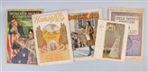 LOT OF 5: EARLY MAGAZINES WITH COCA-COLA ADS.     