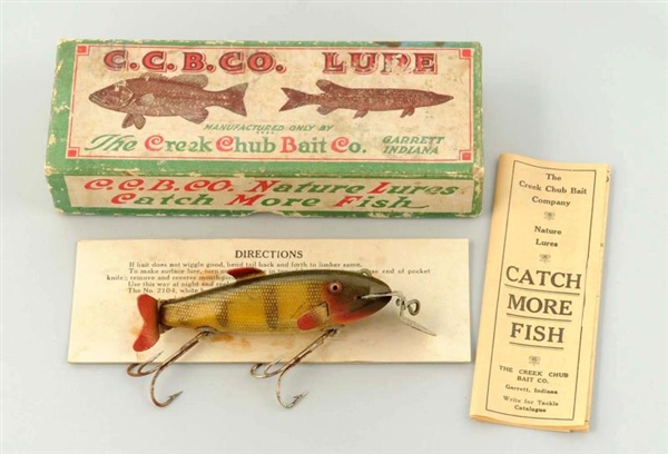 EARLY CREEK CHUB FINTAIL SHINER WITH INTRO BOX.   