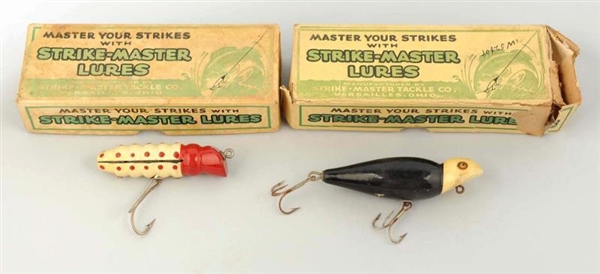 LOT OF 2:STRIKE-MASTER BAITS IN THE CORRECT BOXES.
