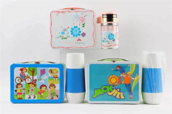 LOT OF 3: 1960S-70S LUNCHBOXES AND THERMOSES.     